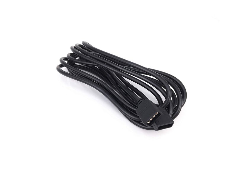 HUALAND 4 Pack Black 3M 9.84ft RGB LED Strip Connector Extension Cable - 4 Pin Connector for SMD 5050 3528 2835 LED Light Strip - Image 2
